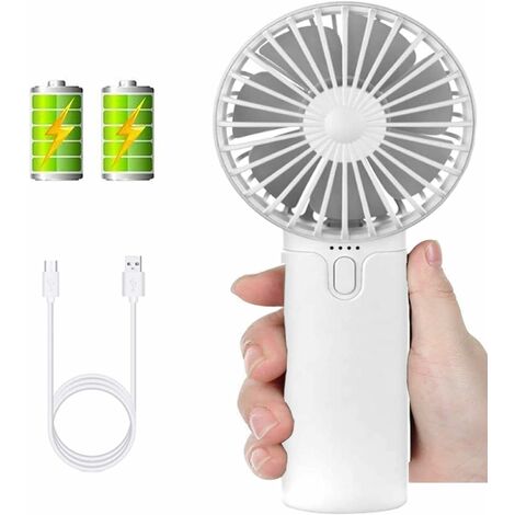 Drahtloser wiederaufladbarer Handheld-Mini-Lüfter 3-fach einstellbarer Desk 