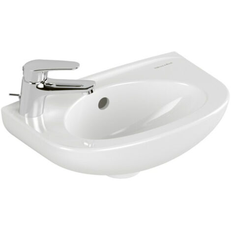 Handwaschbecken Villeroy & Boch NEWO rund 400 x 145 x 255 mm, Hahnloch links - 43944L01