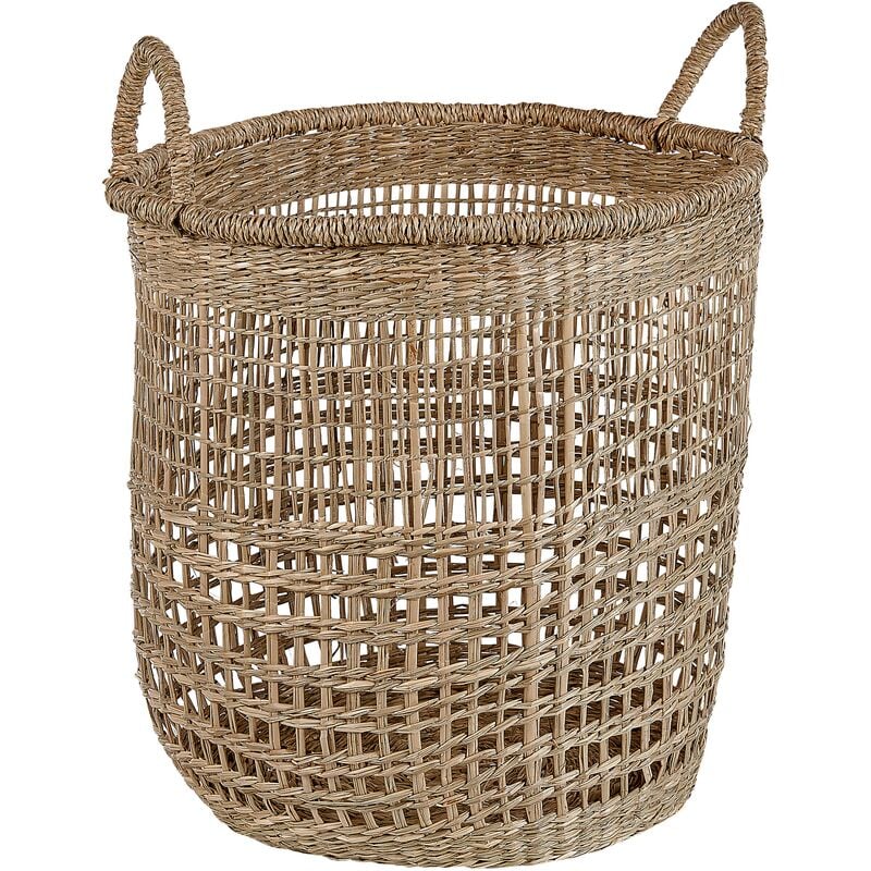 Handwoen Seagrass Basket with Handles Natural Accessory Albacore - Beige
