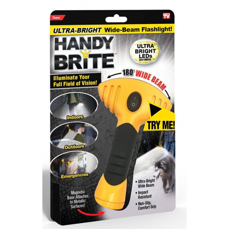 Lampe de poche - handy brite - Noire et Jaune - Adulte - Venteo