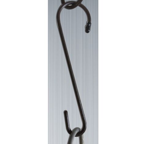Handy Hook 8 Inches - Garden Hanger - Solid Steel - H20.3 cm - Brown