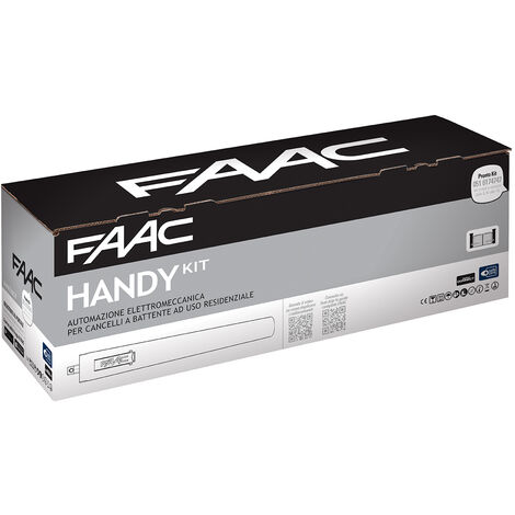 Handy Kit Automazione Elettromeccanica 24V Larg Max Anta 2,3m  Cancelli Battente Attuatori S418 (2,7 con elettroserratura)