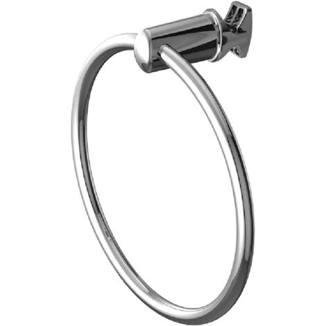 Handy Ring Scaldasalviette - Portasciugamano, si Fissa Direttamente sul Radiatore Scaldasalviette - Cromato