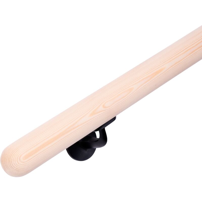 Main Courante - 38 mm - Bois de pin - 300cm - Non traité