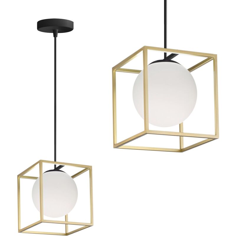 Toolight - Hängelampe App1165-1cp Gold White