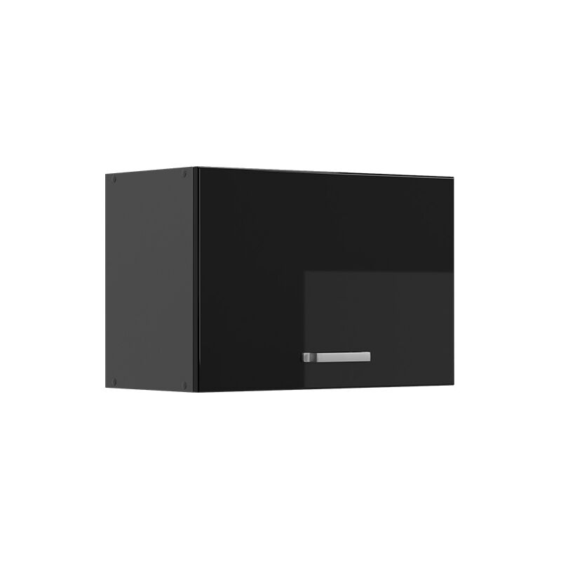 Vicco - Hängeschrank R-line, Schwarz Hochglanz, 60 Cm Flach