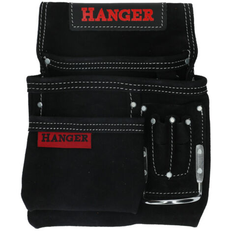 Hanger 510013 Porte-outils cuir daim avec crochets et poches