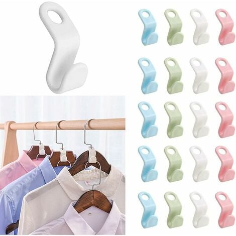 10/5pcs Multi-function Clothes Hanger Connector Hooks for Hanger Plastic  Wardrobe Organzier Hook Clothes Hanger Linking Hooks