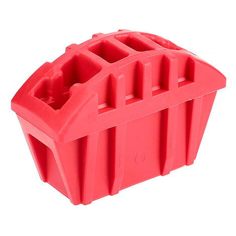 Hanger – Sabots rouge antiglisse pour marchepied – Plastique haute sécurité – Dimensions 55 x 22 mm – Sécurité optimale pour professionnels