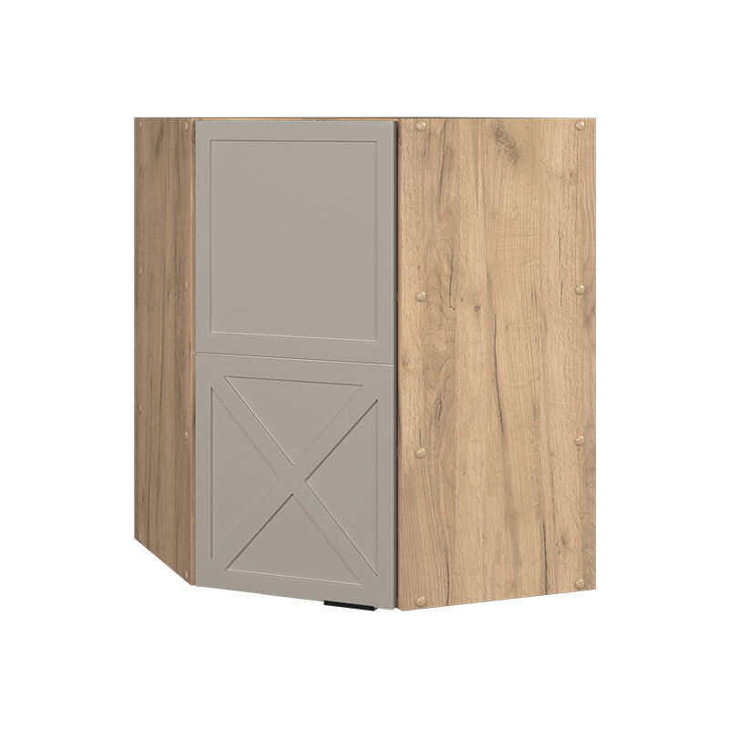 Eckhängeschrank Fame-line, Graubeige, 57 Cm, Vicco