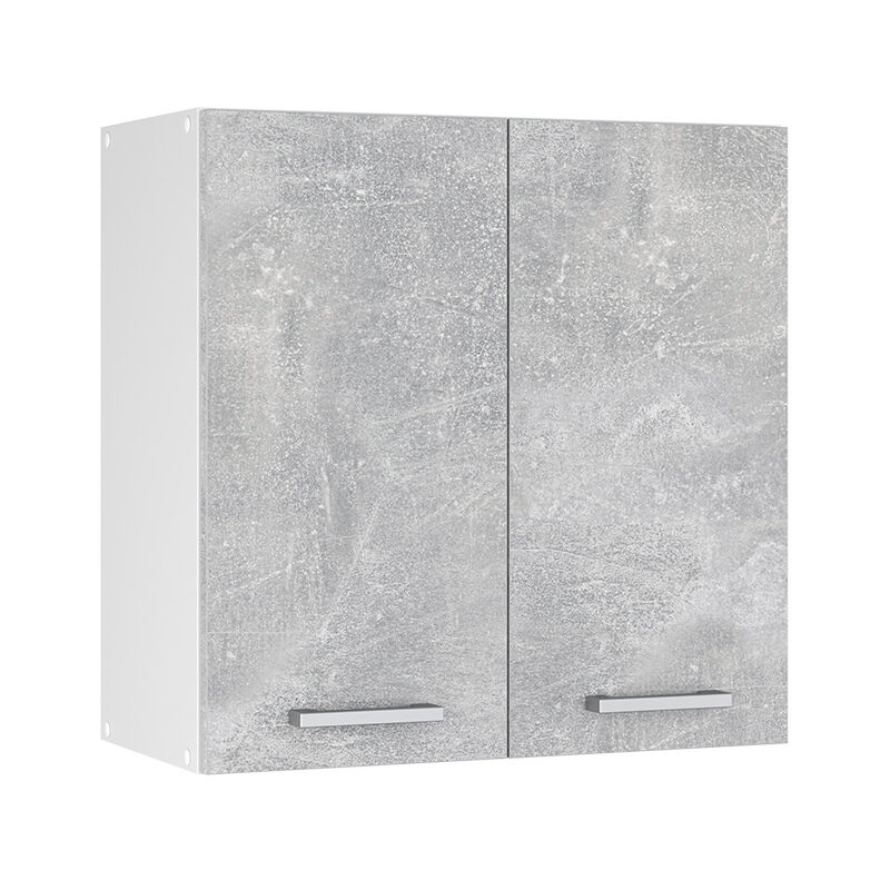 Hängeschrank R-line, Beton, 60 Cm Mit Türen Vicco