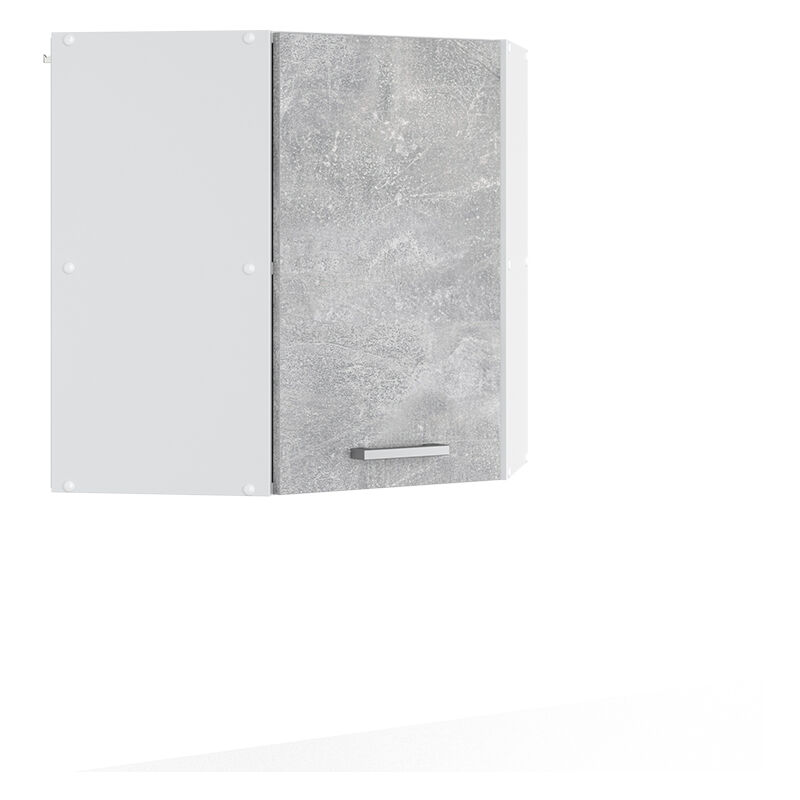 Vicco - Hängeschrank R-line, Beton, 57 Cm Eckhängeschrank Mit Tür