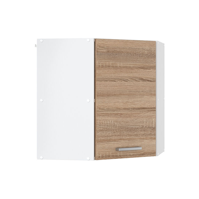 Vicco - Hängeschrank R-line, Sonoma, 57 Cm Eckhängeschrank Mit Tür