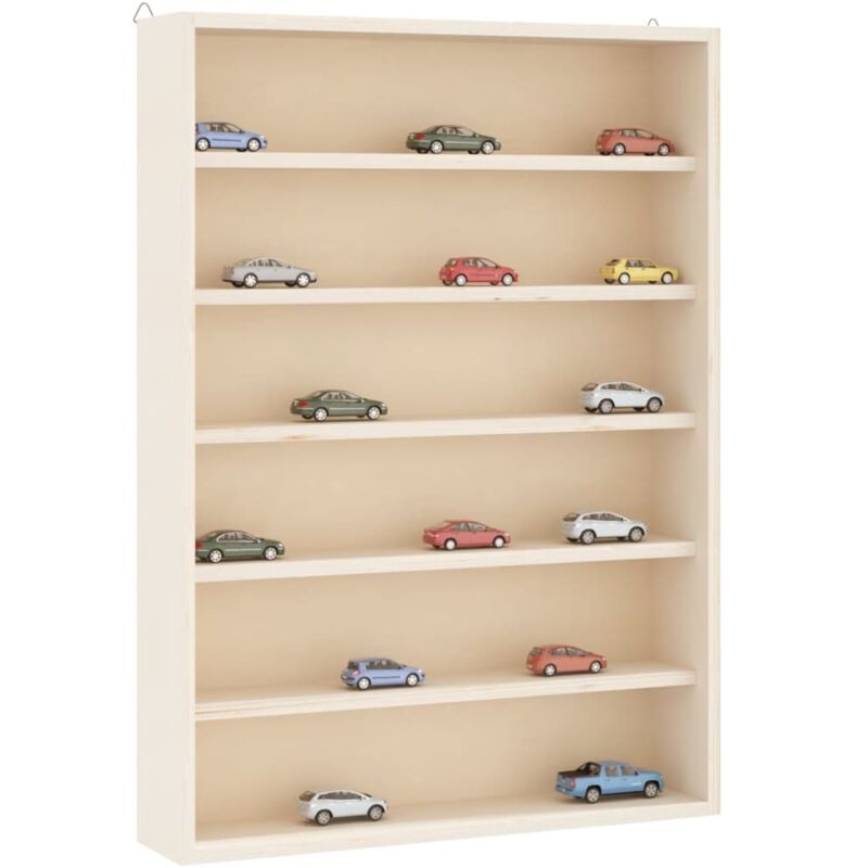 Sammlervitrine Aus Holz Mit 6 Regalen 40x8, 5x55 Cm Vidaxl