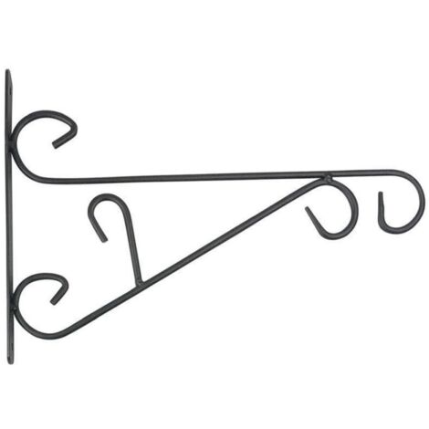 Hanging Basket Bracket - Curved Design - 12" Bracket
