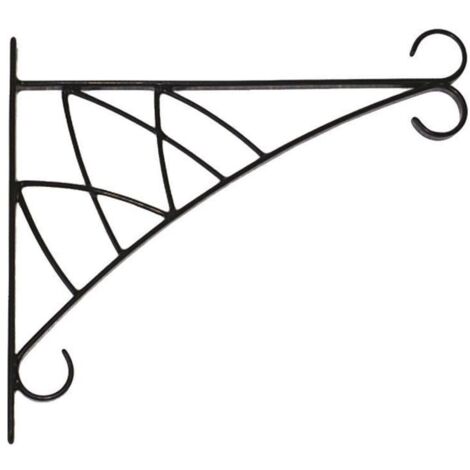 Hanging Basket Bracket - Lotus Leaf Patterned - 12" Bracket (4241)