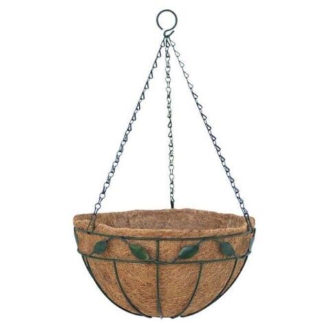 Hanging Basket - Leaf Design - 12" (4078)