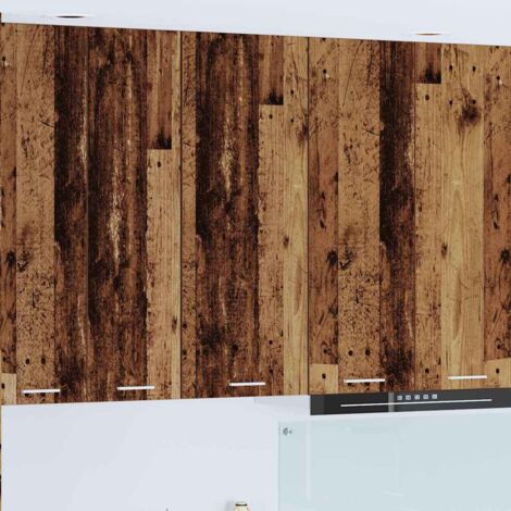 Hanging Cabinet Old Wood 40 x 31 x 100 cm Engineered Wood vidaXL