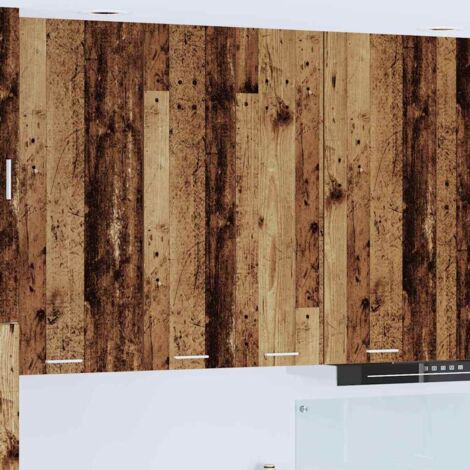 Hanging Cabinet Old Wood 60 x 31 x 100 cm Engineered Wood vidaXL