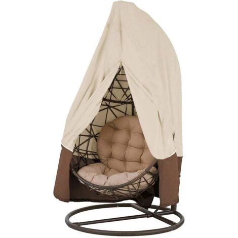 Hanging Chair Cover Waterproof Garden Hanging Chair Cover, Protective Cover for Egg Chair, Rocking Chair Cover(190 x 115 cm)