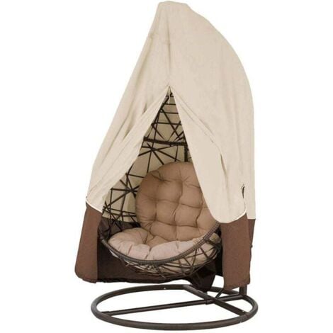 Hanging Chair Cover, Waterproof, Garden Hanging Chair Cover, Protective Cover for Egg Chair, Swing Chair Cover (200 x 230 cm)