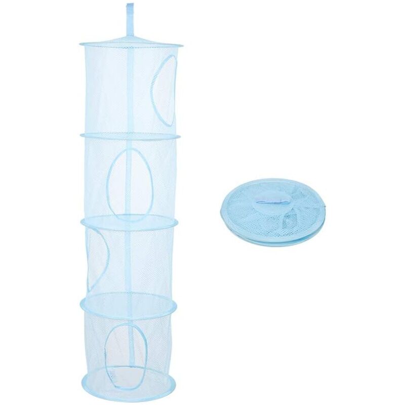 Fei Yu - Filet de rangement pliable suspendu avec 4 compartiments