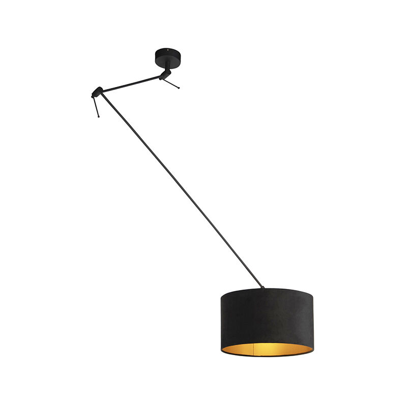 Image of Qazqa - Pendant Light Black with&hellip;