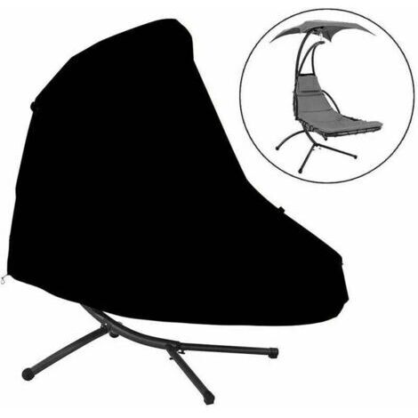 Hanging Lounge Chair Cover, 420D Oxford Fabric for Garden Swing, Veranda, Lawn, Furniture Protection, 1 pc