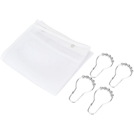 Hanging Mesh Bath Shower Organizer Large Shower Caddy Bathroom Accessories (Clip Hook)