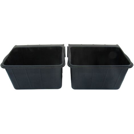 Hanging Rubber Horse Manger 16L X2 (Heavy Duty Animal Feed Bucket)