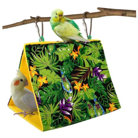 Hanging tent for small pets, hammock for parrots, pigeons, parakeets, perches