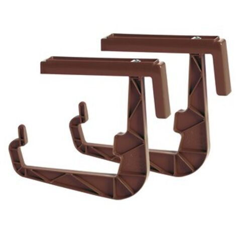 HANGPLAST Balkon-Blumentopfhalter  Braun
