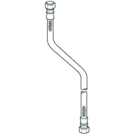 Hansa Anschlußschlauch 59912246 Länge 1000mm, G3/4xG3/4