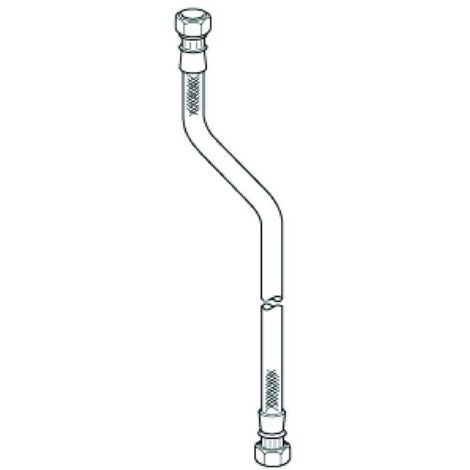 Hansa Anschlußschlauch 59912247 Länge 800mm, G3/4xG3/4