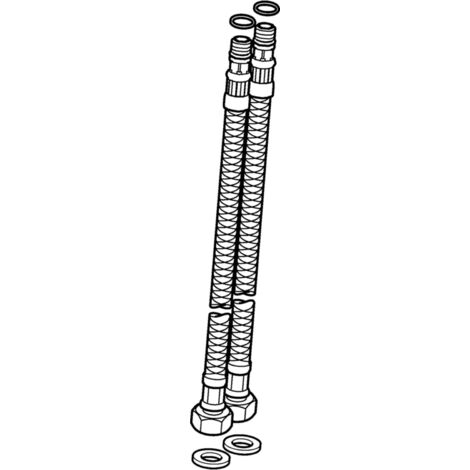 Hansa Anschlußschlauch 59913964 M8x1xG3/8, Länge 430mm