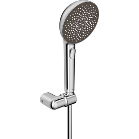 Hansa Aurelia - Set de pommeau de douche, support et flexible, 3 jets, chrome 47170120