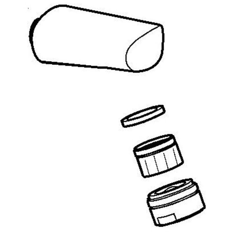 Hansa Auslauf Waschtisch komplett chrom 59912814 Ersatzauslauf - HA59912814