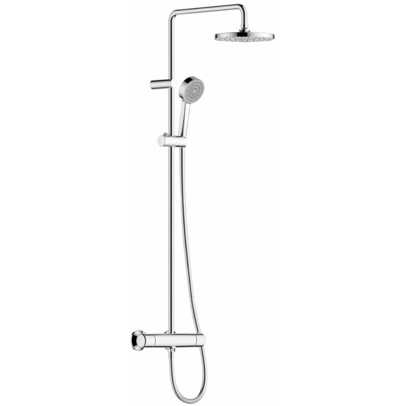Hansa - Basic - Set de douche avec thermostat, 1 jet, chrome 55350110