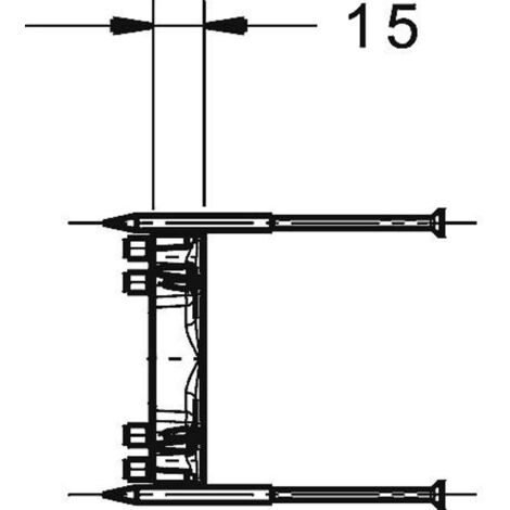 Hansa Bluebox - Adaptateur inversé pour système d'encastrement 59914184