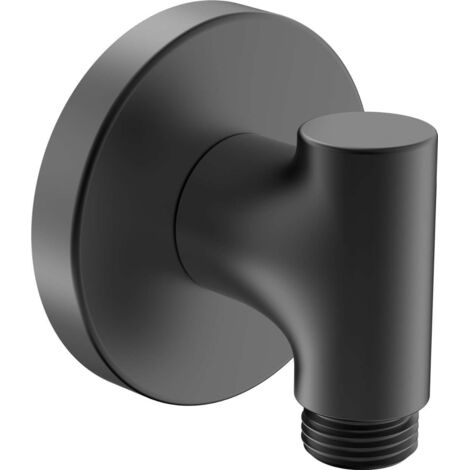 Hansa Codos de conexión - Codo de pared, negro mate 290022-33