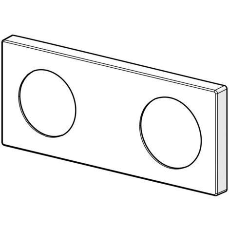 Hansa Deckplatte 59913734 175x75 Chrom