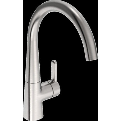Hansa Designo - Grifo de fregadero, acero cepillado 5101228380
