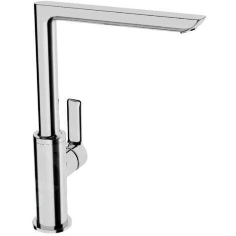 HANSA Einhebelmischer Küchenarmatur HANSALIGNA 5528 Ausladung 189 mm DN15 Chrom, 55282203