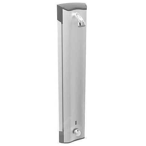 Hansa Electra - Panneau de douche avec thermostat, aluminium, sensor avec détection automatique 64152200