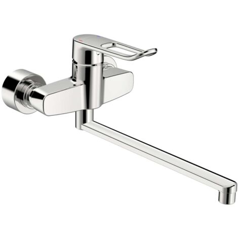 HANSA HANSAclinca mezclador de lavabo, 377 mm de proyección,