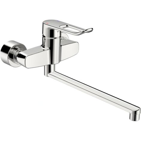 HANSA HANSAclinca Mitigeur de lavabo, saillie 377 mm, levier à