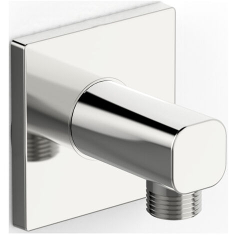 HANSA HANSALIVING Wandanschlussbogen, eckig, chrom, 51180180