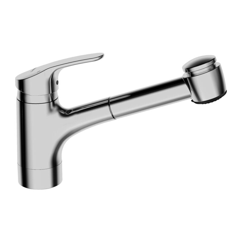 Hansa Hansamix mitigeur cuisine 01382283 chromé, Ausladung 235 mm