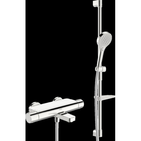 HANSA HANSAOPTIMA Wannen- und Brausearmatur, Thermostat,
