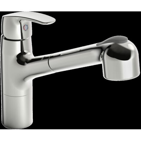 HANSA HANSAPINTO Robinet de cuisine, montage sur pied, 9.6 l/min,
